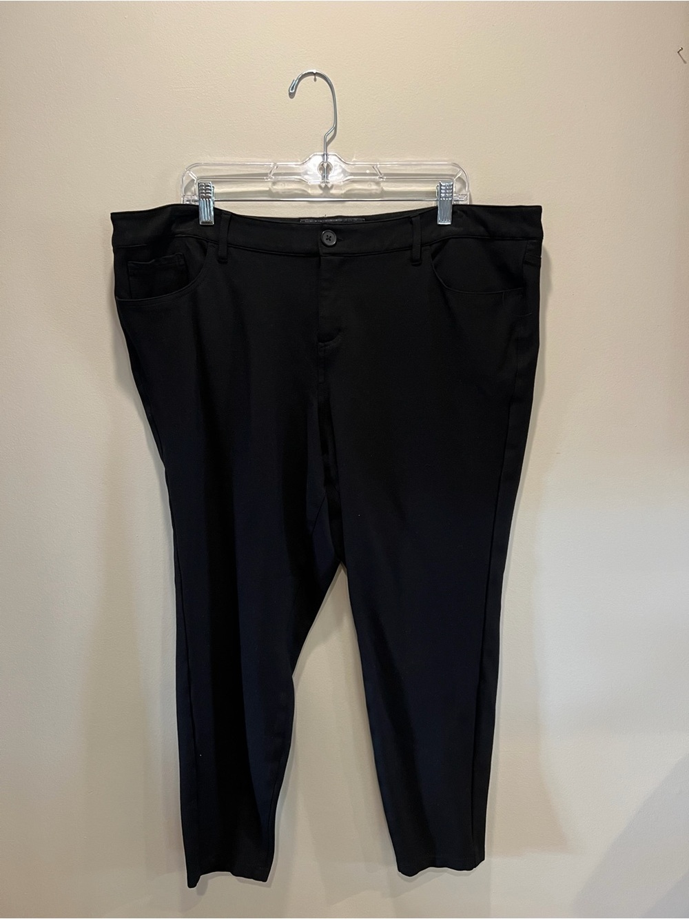 Women’s Black Dress Pants Stretch - Slim Comfort Fit
